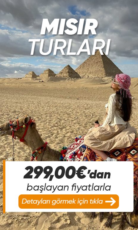 Mısır Turları Giza Piramitleri Manzaralı Mısır Tur Fiyatları 299€'dan Başlıyor
